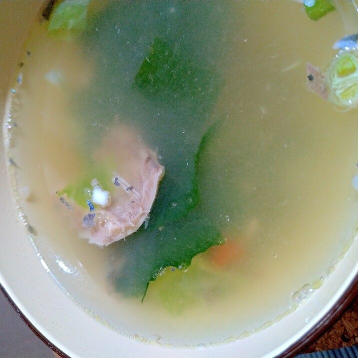 サバ缶玉ねぎスープ